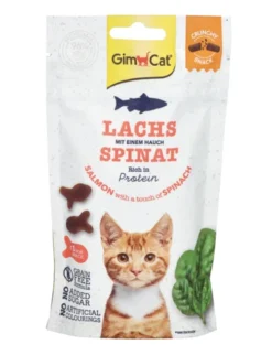 GimCat Crunchy Snacks Lachs & Spinat 50g
