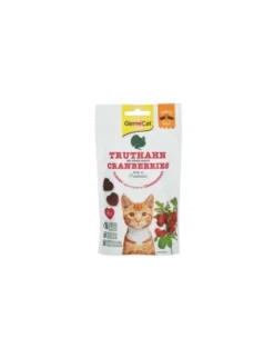 GimCat Crunchy Snacks Truthahn & Cranberry 50g