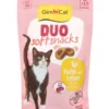 GimCat Duo Soft Snacks Huhn & Leber 50g