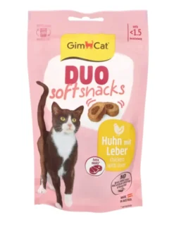 GimCat Duo Soft Snacks Huhn & Leber 50g