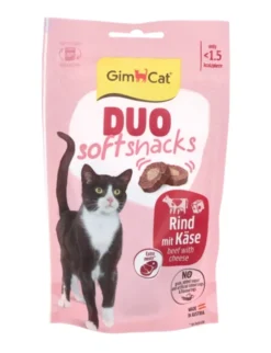 GimCat Duo Soft Snacks Rind & Käse 50g