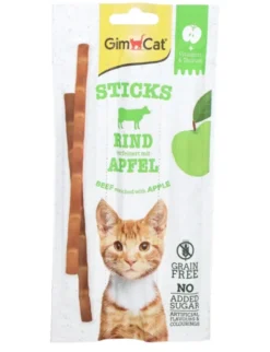 GimCat Duo Stick Rind & Apfel 15g