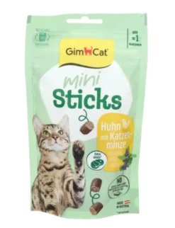 GimCat Mini Sticks Huhn & Katzenminze 50g