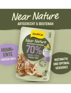 GimCat Near Nature Huhn & Ente 85g