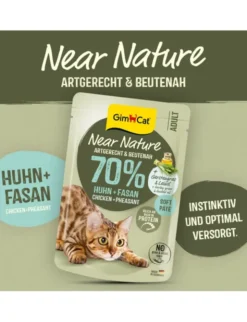GimCat Near Nature Huhn & Fasan 85g
