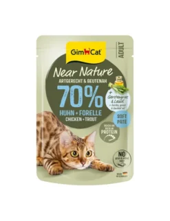 GimCat Near Nature Huhn + Forelle 85g