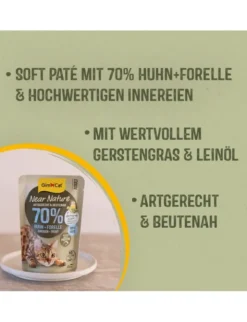 GimCat Near Nature Huhn + Forelle 85g