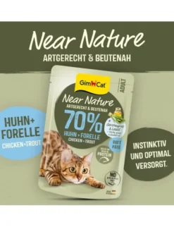 GimCat Near Nature Huhn + Forelle 85g