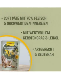 GimCat Near Nature Huhn & Forelle, Huhn & Fasan, Huhn & Ente, Rind & Ente, Huhn, Rind 85g