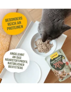 GimCat Near Nature Huhn & Forelle, Huhn & Fasan, Huhn & Ente, Rind & Ente, Huhn, Rind 85g