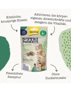 GimCat Nutri Pockets Insekt & Katzenminze 60g