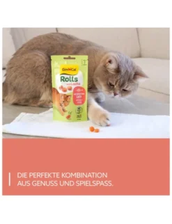 GimCat Rolls Lachs 40g