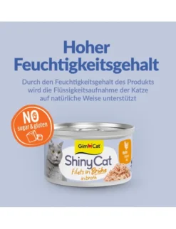 GimCat ShinyCat Brühe Huhn 70g