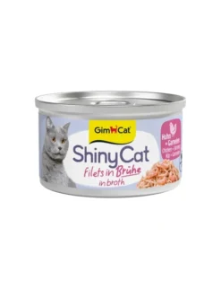 GimCat ShinyCat Brühe Huhn + Garnelen 70g
