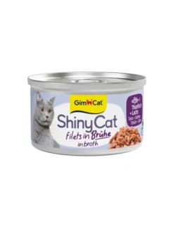 GimCat ShinyCat Brühe Thunfisch + Lachs 70g