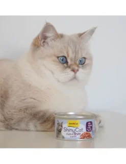 GimCat ShinyCat Brühe Thunfisch + Lachs 70g