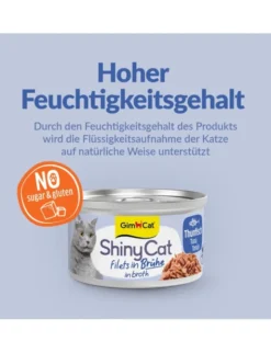 GimCat ShinyCat Brühe Thunfisch 70g