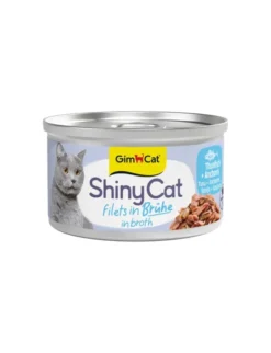 GimCat ShinyCat Brühe Thunfisch + Anchovis 70g