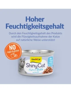 GimCat ShinyCat Brühe Thunfisch + Anchovis 70g