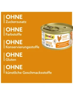 GimCat ShinyCat Duo Huhn + Karotten 70g