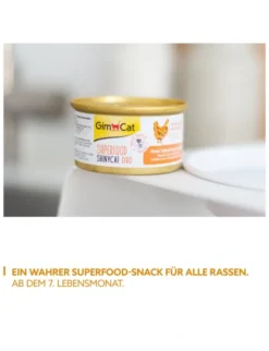GimCat ShinyCat Duo Huhn + Karotten 70g