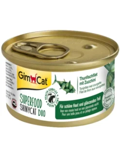 GimCat ShinyCat Duo Thunfischfilet + Zucchini 70g