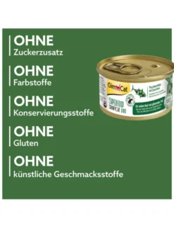 GimCat ShinyCat Duo Thunfischfilet + Zucchini 70g