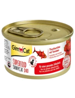 GimCat ShinyCat Duo Thunfischfilet + Tomate 70g