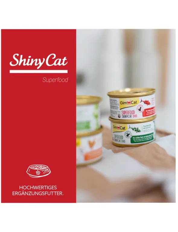 GimCat ShinyCat Duo Thunfischfilet + Tomate 70g