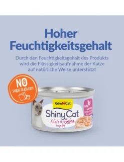 GimCat ShinyCat Jelly Huhn + Garnelen 70g