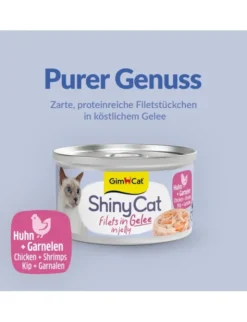 GimCat ShinyCat Jelly Huhn + Garnelen 70g