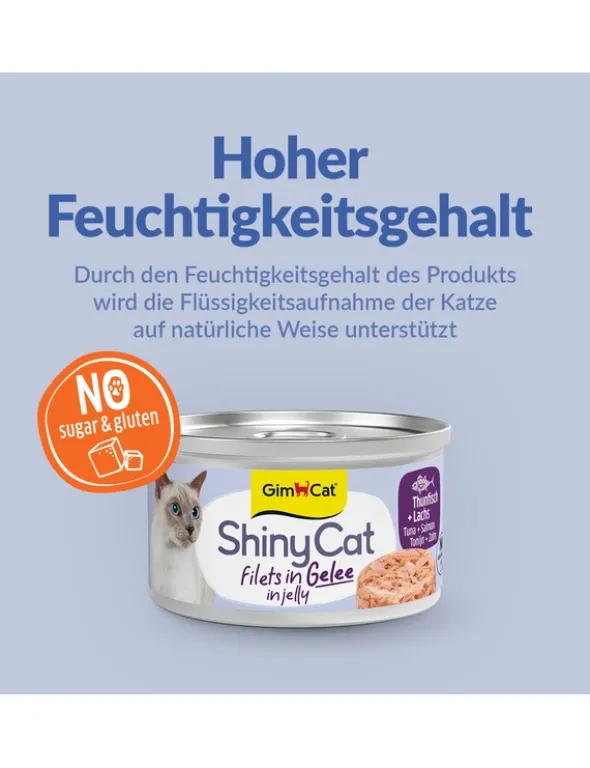 GimCat ShinyCat Jelly Thunfisch + Lachs 70g