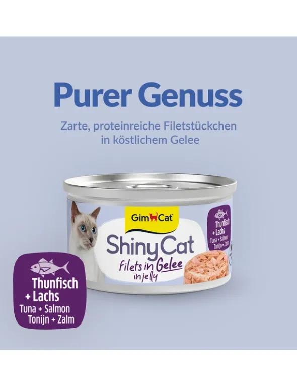 GimCat ShinyCat Jelly Thunfisch + Lachs 70g