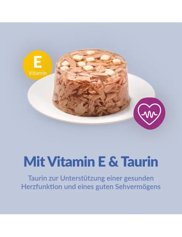 GimCat ShinyCat Jelly Thunfisch + Käse 70g