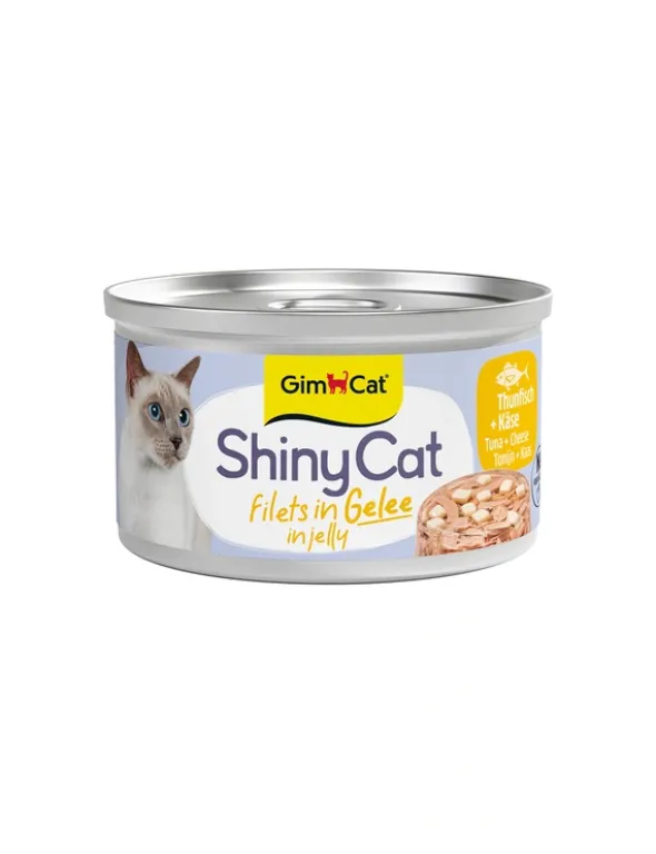 GimCat ShinyCat Jelly Thunfisch + Käse 70g