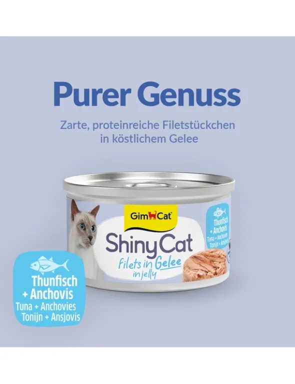 GimCat ShinyCat Jelly Thunfisch + Anchovis 70g