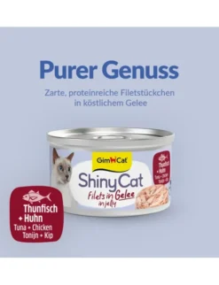 GimCat ShinyCat Jelly Thunfisch + Huhn 70g
