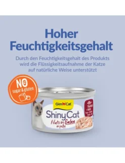 GimCat ShinyCat Jelly Thunfisch + Huhn 70g
