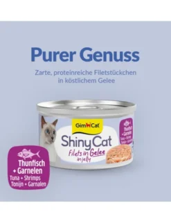 GimCat ShinyCat Jelly Thunfisch + Garnelen 70g