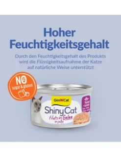 GimCat ShinyCat Jelly Thunfisch + Garnelen 70g
