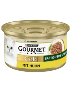GOURMET Gold Saftig-Feine Streifen mit Huhn 85g