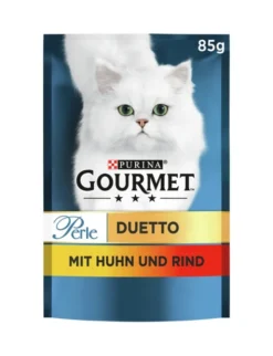 GOURMET Perle Duetto mit Huhn und Rind 85g