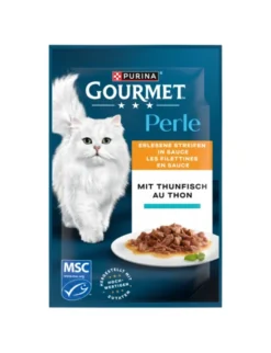 GOURMET Perle Erlesene Streifen in Sauce mit Thunfisch 85g