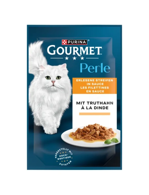 GOURMET Perle Erlesene Streifen in Sauce mit Truthahn 85g