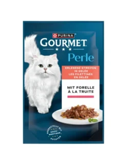 GOURMET Perle Erlesene Streifen in Gelée mit Forelle 85g