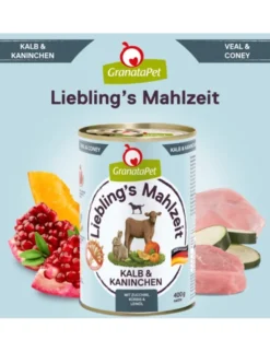 GranataPet Liebling´s Mahlzeit Adult Kalb & Kaninchen 0,4g