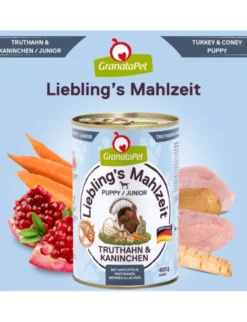 GranataPet Liebling´s Mahlzeit Junior Truthahn, Kaninchen 0,4g