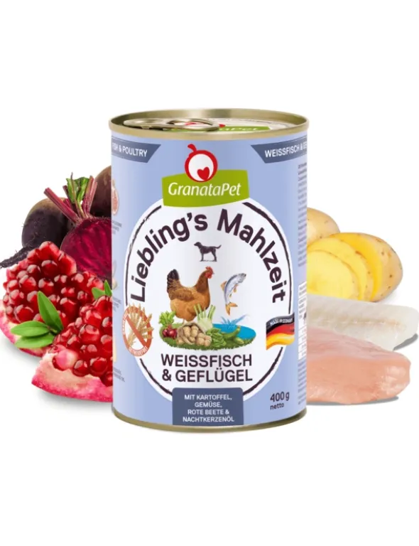 GranataPet Liebling´s Mahlzeit Adult Weißfisch & Geflügel 0,4g