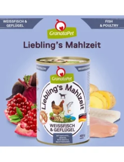 GranataPet Liebling´s Mahlzeit Adult Weißfisch & Geflügel 0,4g
