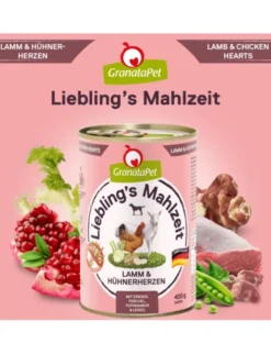 GranataPet Liebling´s Mahlzeit Adult Lamm & Hühnerherzen 0,4g
